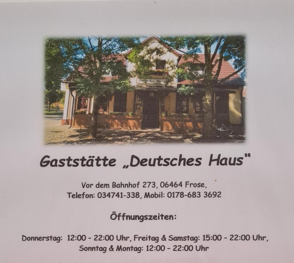 "Altes Stellwerk Frose" Am Froser See 外观 照片