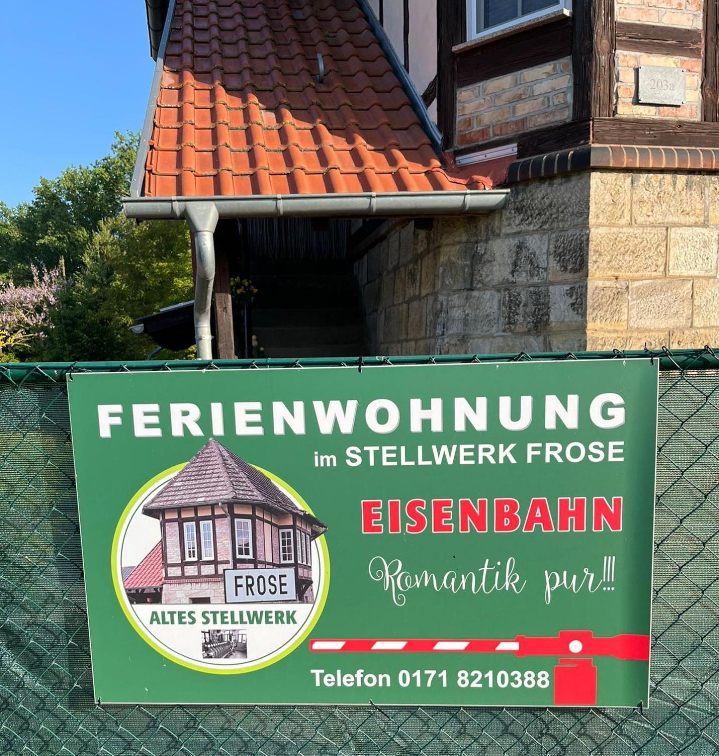"Altes Stellwerk Frose" Am Froser See 外观 照片